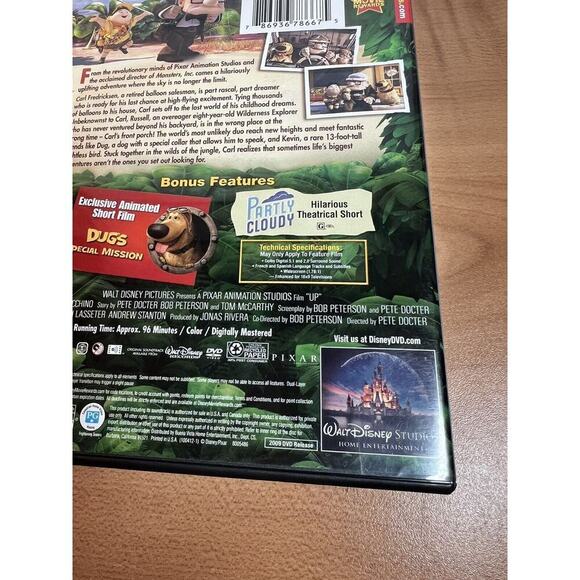 Up (DVD, 2009) Disney Pixar With Disney Movie Rewards - Picture 4 of 8